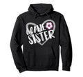 Soccer Goalie Sister Heart Hoodie - Minimalist Print Men Women - T-Shirt, Sweatshirt, Hoodie
