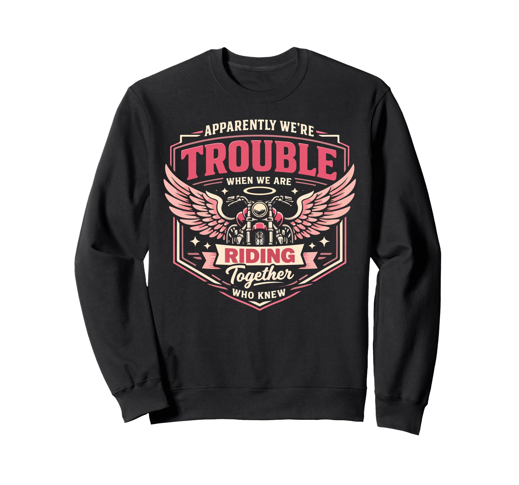 Motorcycle Biker Friends Sweatshirt - Casual Everyday Wear Men Women - T-Shirt, Sweatshirt, Hoodie