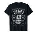 80 Birthday Decorations 80Yr 1945 80Th T-Shirt - Graphic Print for Adults - T-Shirt, Sweatshirt, Hoodie