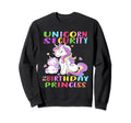 Unicorn Security Birthday Sweatshirt - Aesthetic Graphic for Adults - T-Shirt, Sweatshirt, Hoodie