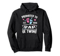 Promoted To Dad Twins Est 2026 Gender Hoodie - Streetwear Style Men Women - T-Shirt, Sweatshirt, Hoodie
