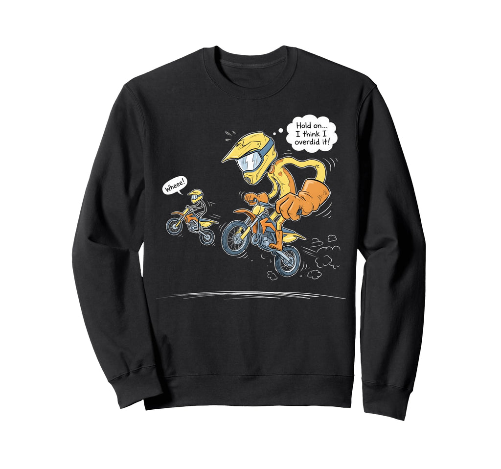 Father Son Dirt Bike Motocross Sweatshirt - Trendy Graphic for Adults - T-Shirt, Sweatshirt, Hoodie