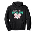 Soccer Mom Life Match Day Energy Hoodie - Fun Novelty Design for Adults - T-Shirt, Sweatshirt, Hoodie