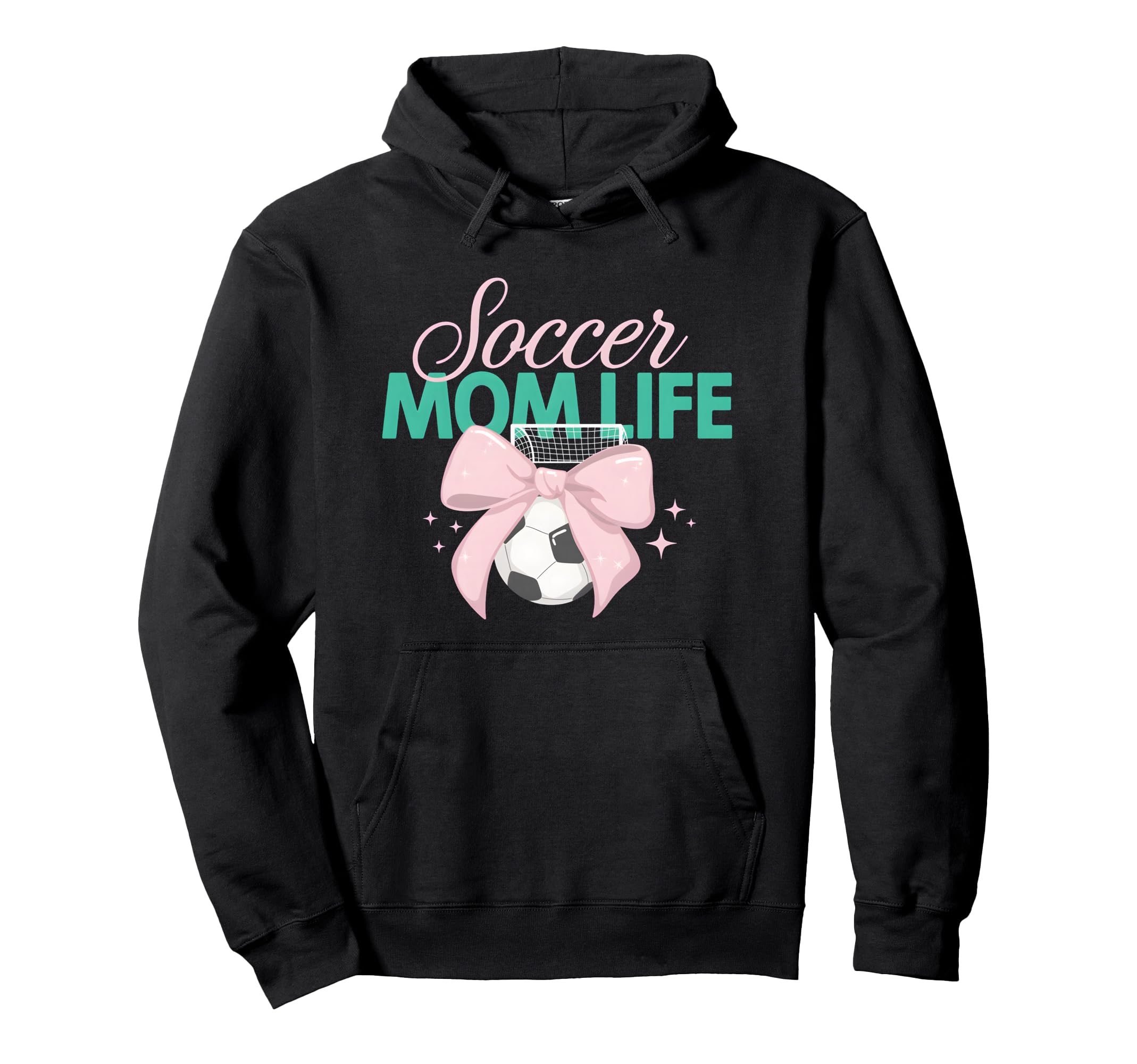 Soccer Mom Life Match Day Energy Hoodie - Fun Novelty Design for Adults - T-Shirt, Sweatshirt, Hoodie