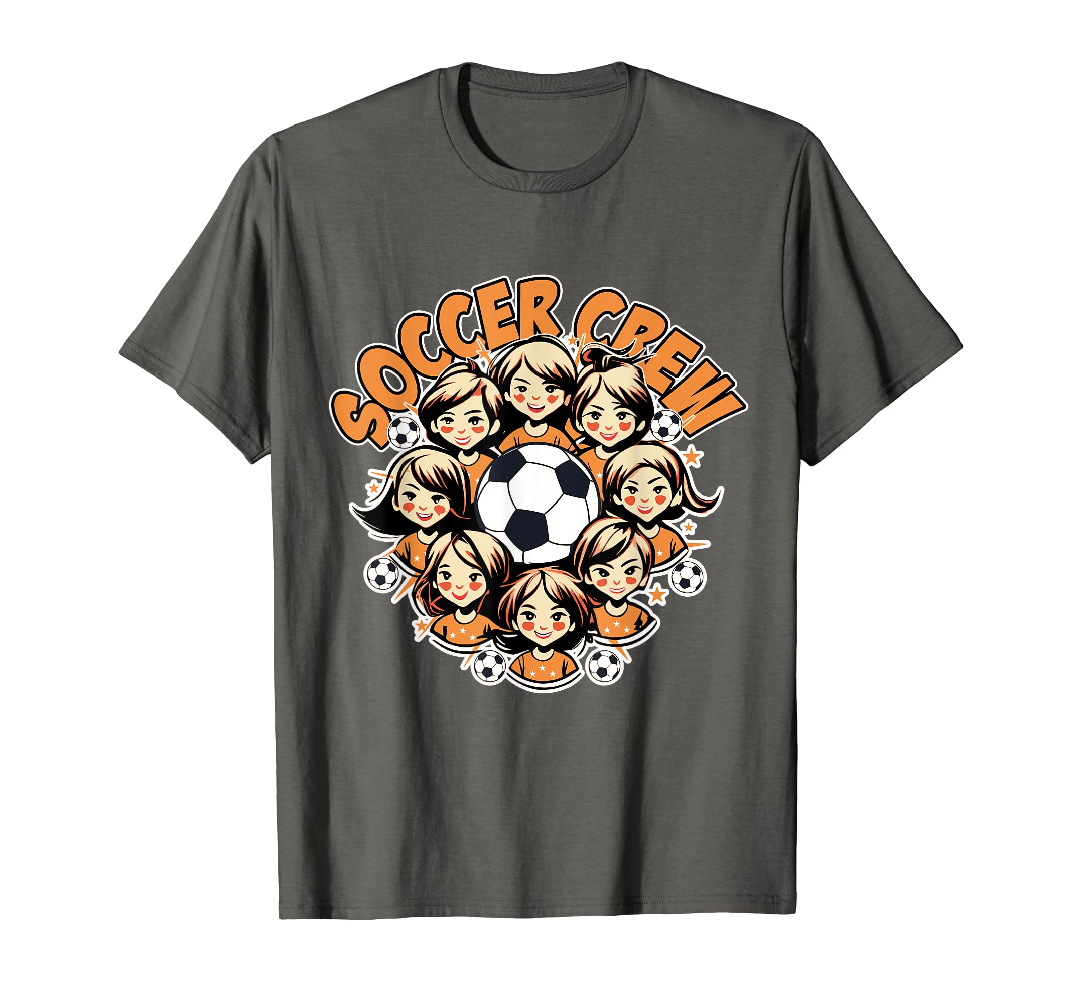 Soccer Ladies Crew Soccer Team Group T-Shirt - Custom Art Print for Adults - T-Shirt, Sweatshirt, Hoodie