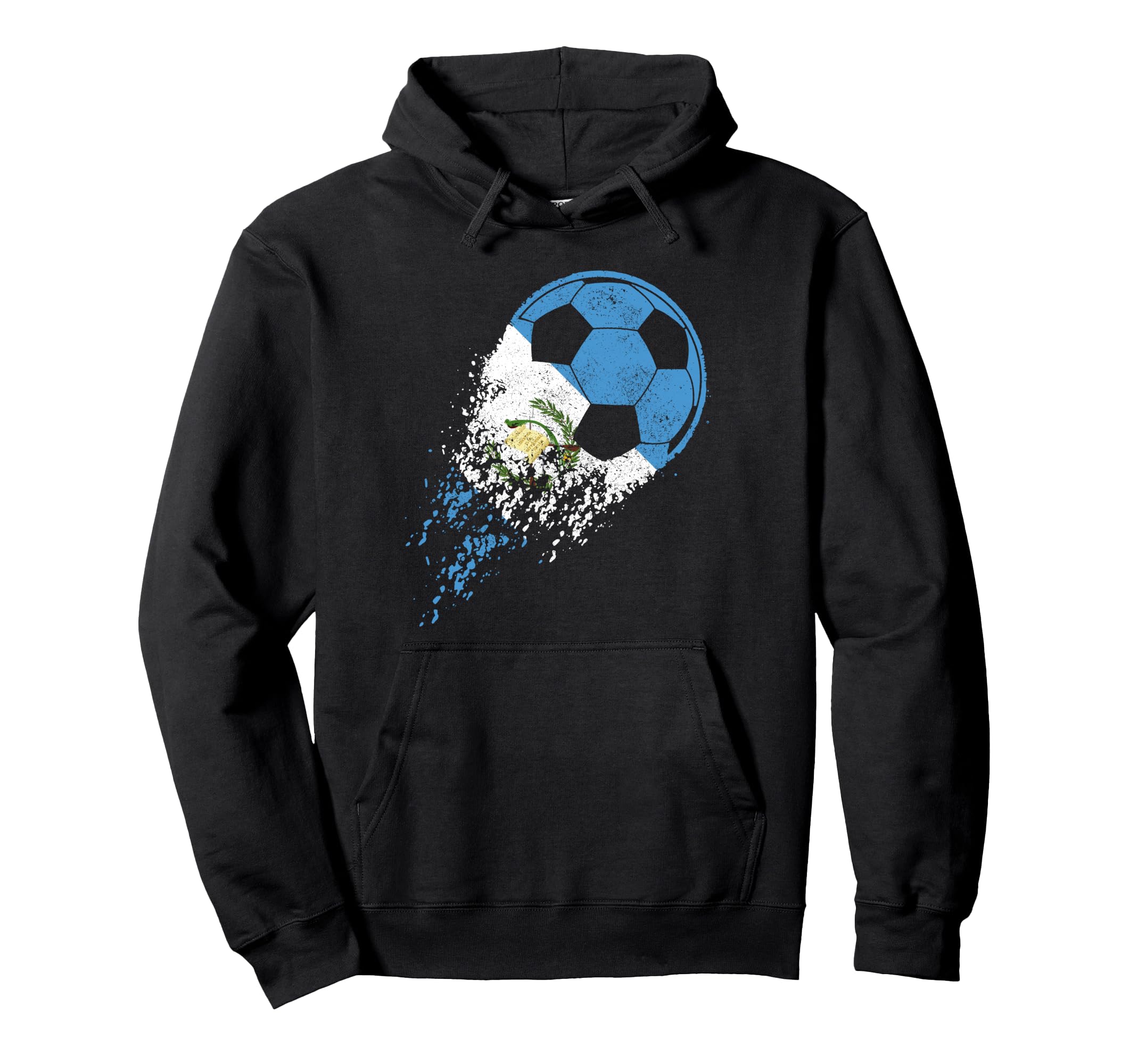 Guatemala Soccer Guatemalan Flag Hoodie - Custom Art Print for Adults - T-Shirt, Sweatshirt, Hoodie