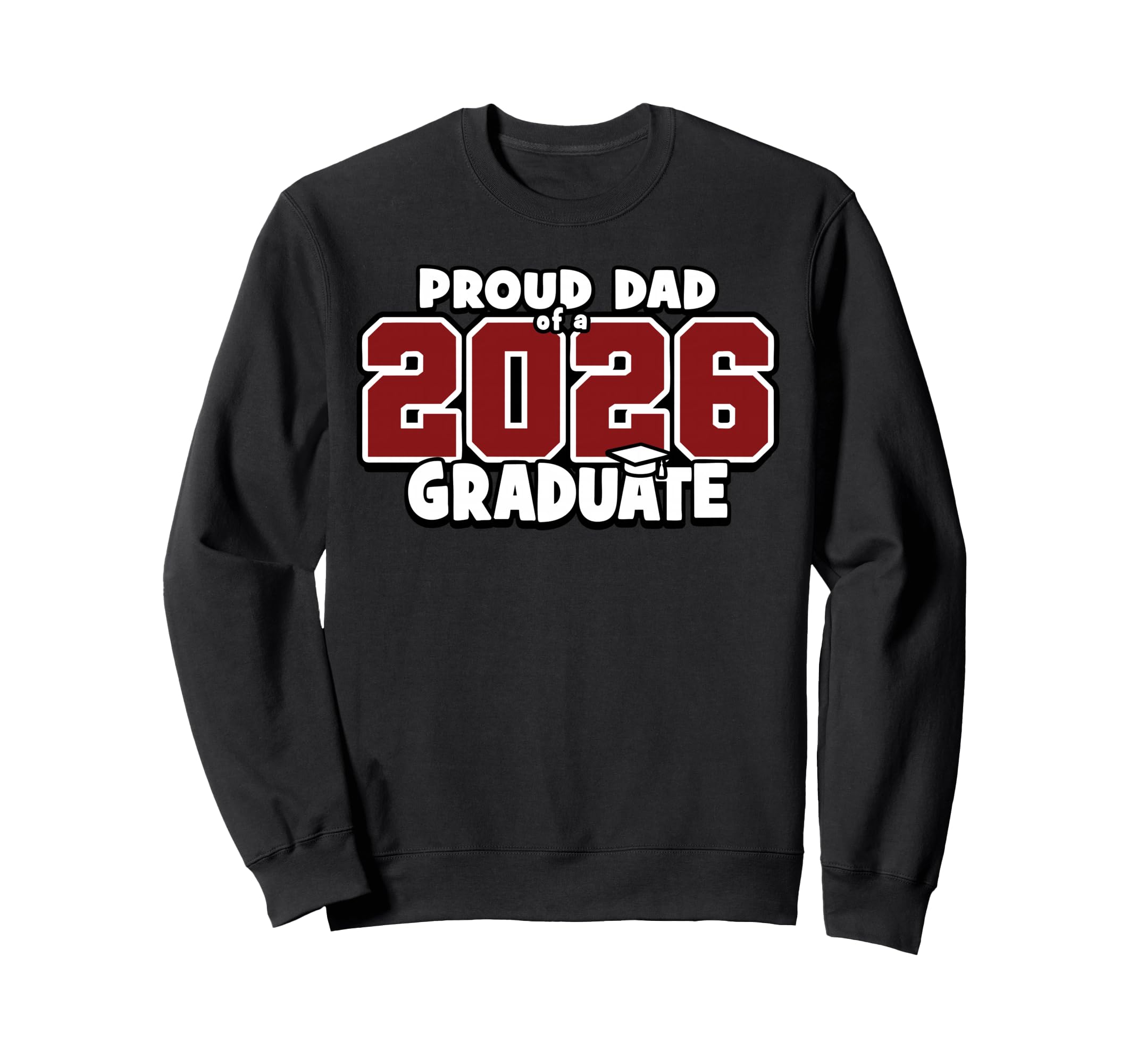 Proud Dad 2026 Graduate Matching Sweatshirt - Custom Art Print Men Women - T-Shirt, Sweatshirt, Hoodie