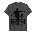 Pitch Time Happiness Soccer T-Shirt - Custom Art Print Unisex - T-Shirt, Sweatshirt, Hoodie