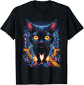 Pixel Art Pets Cats and Kitten - Adult & Kids T-Shirts, Sweatshirts & Hoodies apparel design preview 1