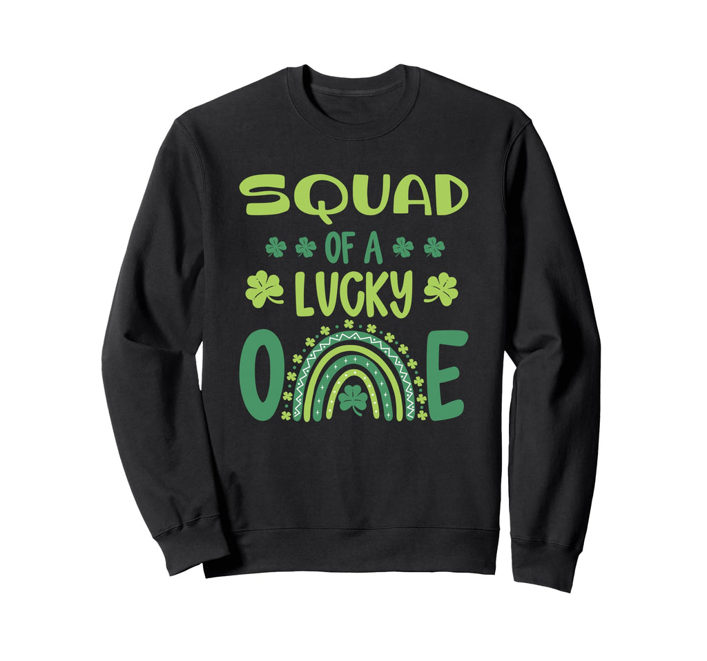 Squad Lucky One First Birthday Sweatshirt - Fun Novelty Design Men Women - T-Shirt, Sweatshirt, Hoodie