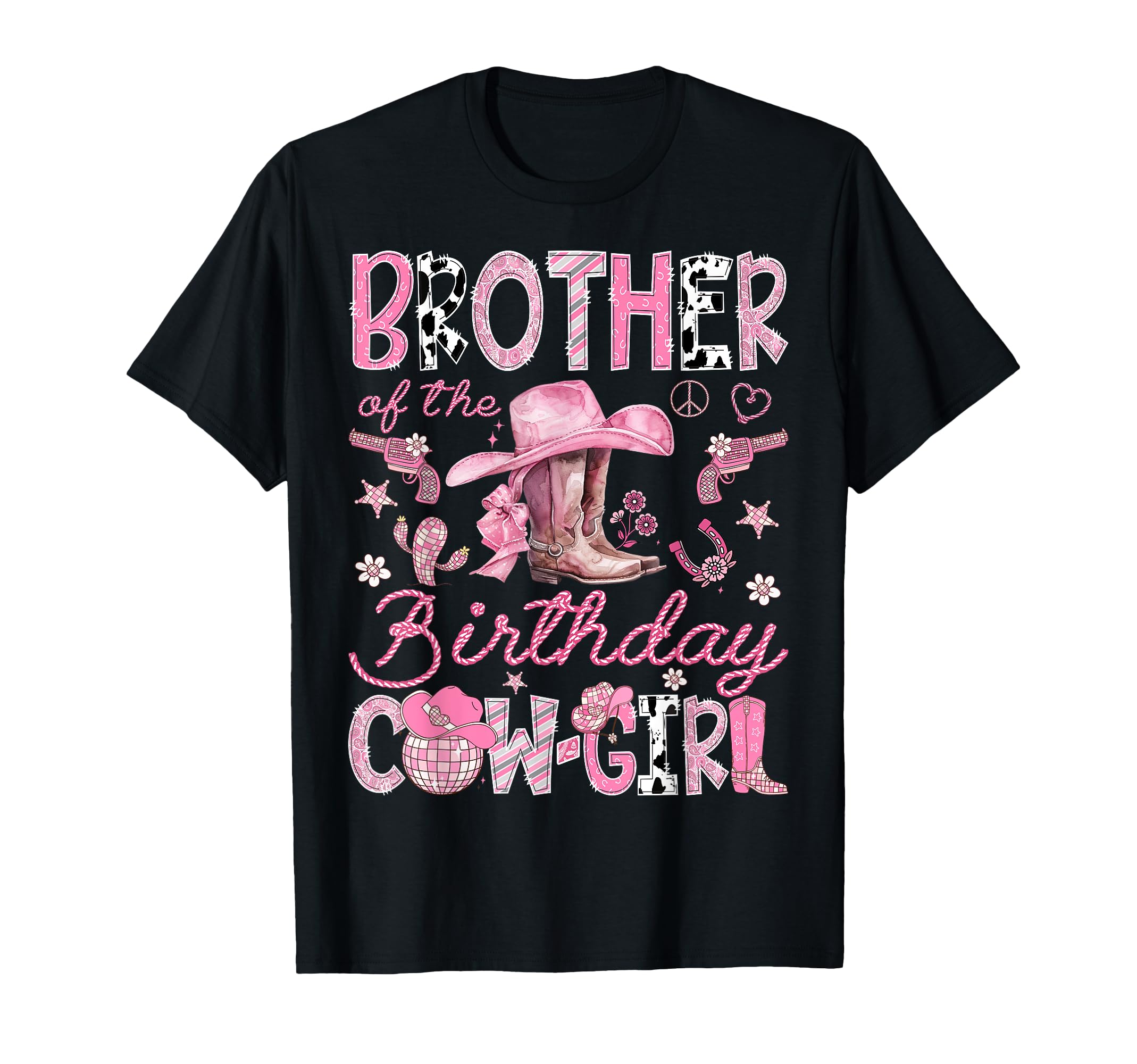 Brother Birthday Cowgirl Coquette Rodeo T-Shirt - Trendy Graphic Unisex - T-Shirt, Sweatshirt, Hoodie