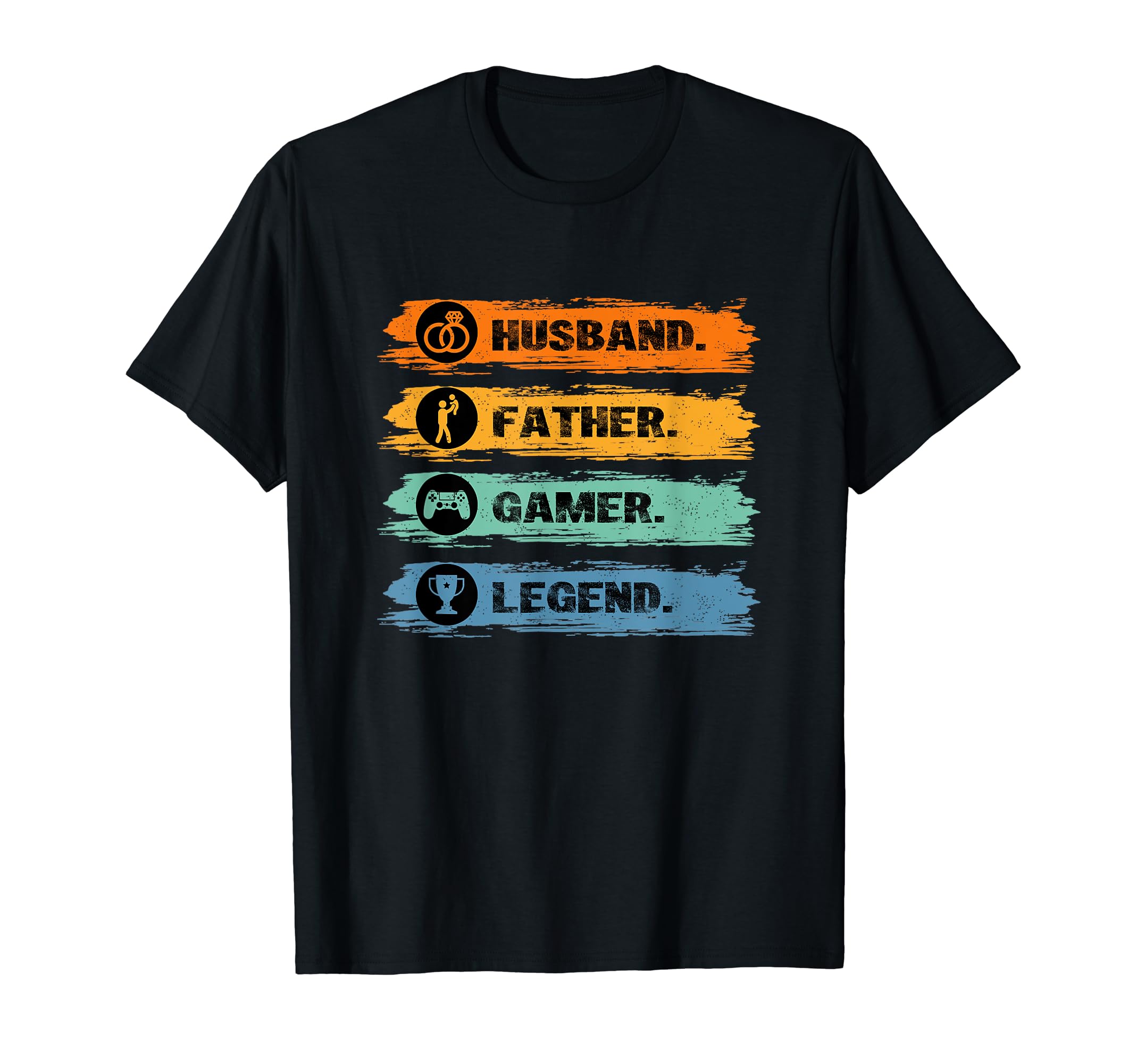 Funny Gamer Dads Husbands T-Shirt - Minimalist Print Men Women - T-Shirt, Sweatshirt, Hoodie