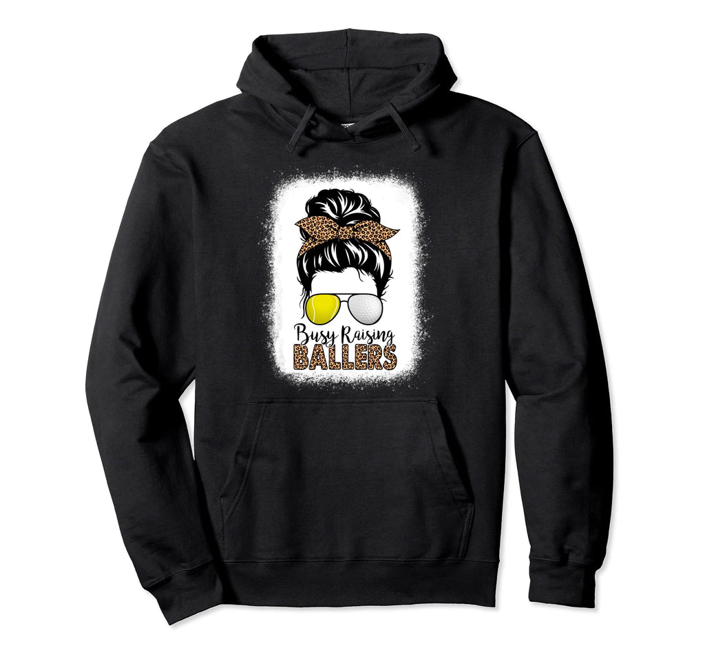 Golf And Tennis Mom Messy Bun Busy Hoodie - Aesthetic Graphic Men Women - T-Shirt, Sweatshirt, Hoodie