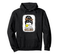 Golf And Tennis Mom Messy Bun Busy Hoodie - Aesthetic Graphic Men Women - T-Shirt, Sweatshirt, Hoodie