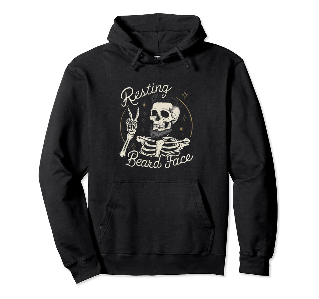 Bearded Dad Daddy Papa Fathers Day Hoodie - Trendy Graphic Men Women - T-Shirt, Sweatshirt, Hoodie