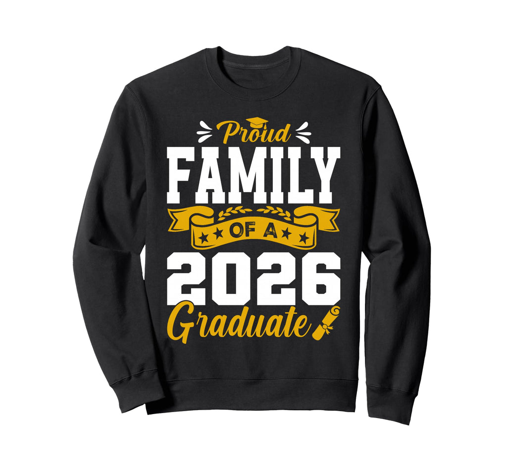 Graduation Family 2026 Graduate Sweatshirt - Minimalist Print Unisex - T-Shirt, Sweatshirt, Hoodie
