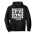 Womens Coquette Bow Ribbon Soccer Sweatshirt - Novelty Apparel Unisex - T-Shirt, Sweatshirt, Hoodie