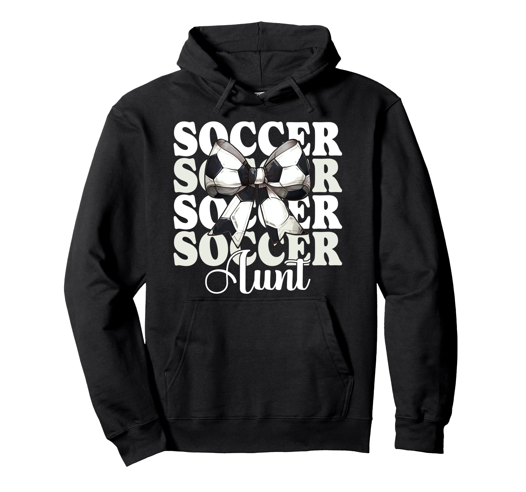 Womens Coquette Bow Ribbon Soccer Sweatshirt - Novelty Apparel Unisex - T-Shirt, Sweatshirt, Hoodie