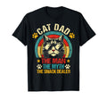Cat Dad Myth Snack Dealer Fathers Day T-Shirt - Aesthetic Graphic Unisex - T-Shirt, Sweatshirt, Hoodie