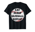 Eat Sleep Baseball Repeat Baseball T-Shirt - Minimalist Print for Adults - T-Shirt, Sweatshirt, Hoodie