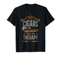Cigars Are My Therapy Funny Cigar T-Shirt - Fun Novelty Design for Adults - T-Shirt, Sweatshirt, Hoodie