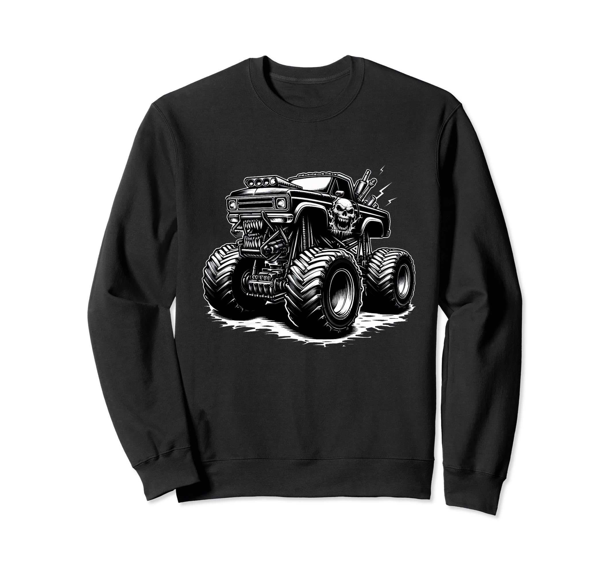 Monster Truck Dad Fathers Day Click More T-Shirt - Novelty Apparel Unisex - T-Shirt, Sweatshirt, Hoodie
