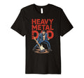 Heavy Metal Dad Musician Guitar Art T-Shirt - Streetwear Style Unisex - T-Shirt, Sweatshirt, Hoodie