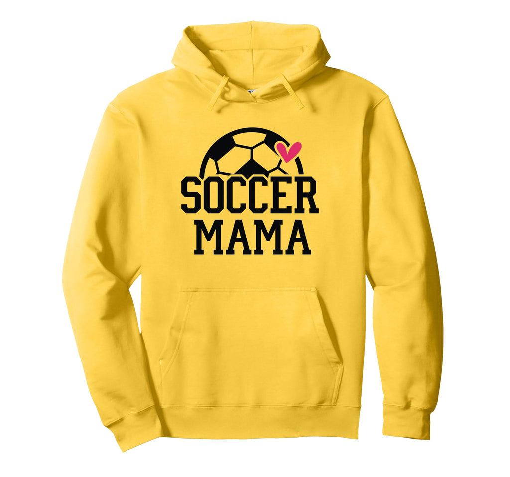 Soccer Mom Player Team Mama Sports Hoodie - Casual Everyday Wear Unisex - T-Shirt, Sweatshirt, Hoodie