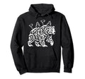 Tribal Papa Grizzly Bear Hoodie - Fun Novelty Design Men Women - T-Shirt, Sweatshirt, Hoodie