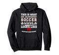 Awesome Soccer Sister Soccer Player Hoodie - Minimalist Print Men Women - T-Shirt, Sweatshirt, Hoodie
