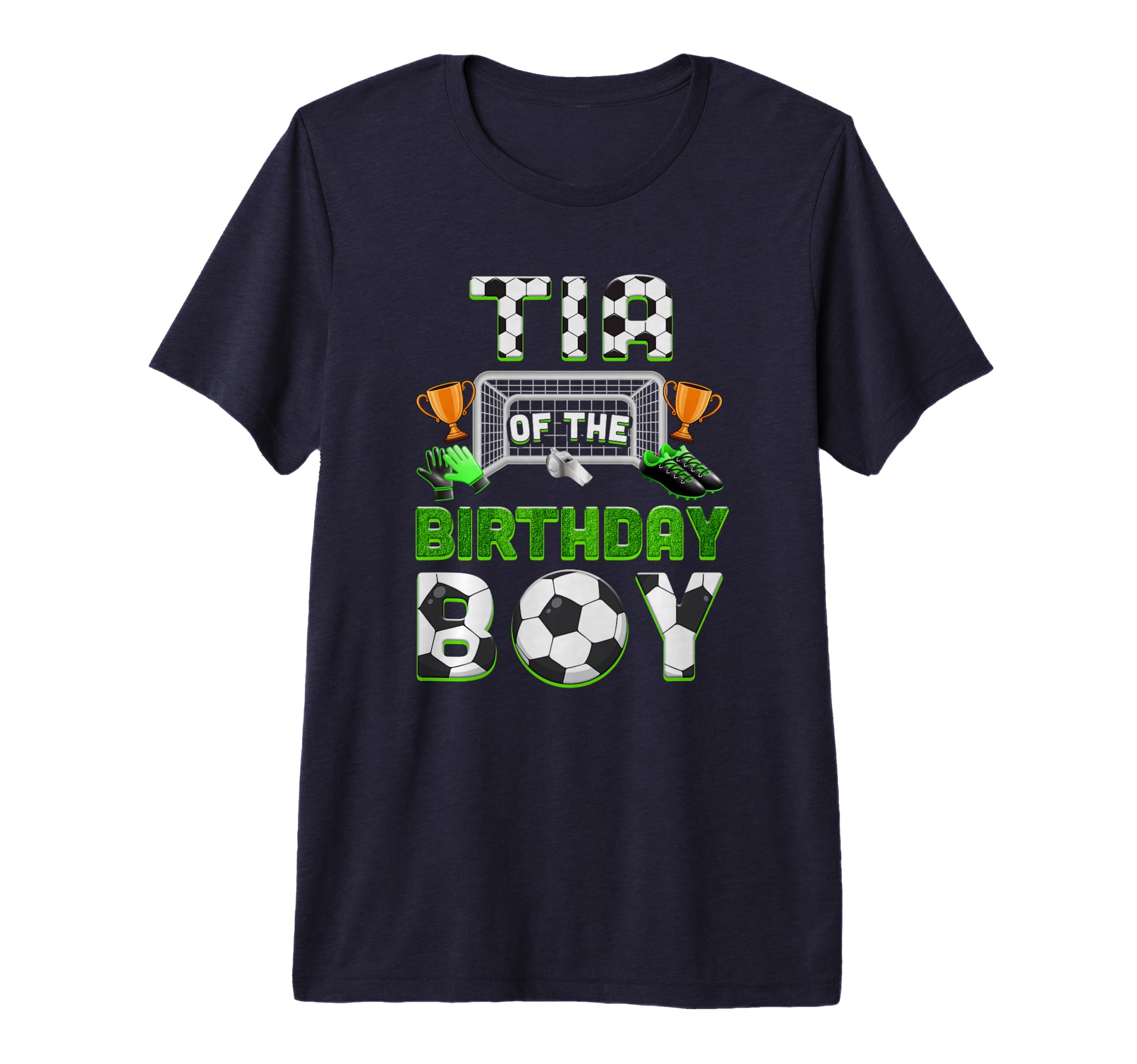 Tia Birthday Soccer Family T-Shirt - Casual Everyday Wear for Adults - T-Shirt, Sweatshirt, Hoodie