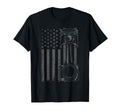 American Flag Piston Funny Muscle Car T-Shirt - Graphic Print Unisex - T-Shirt, Sweatshirt, Hoodie