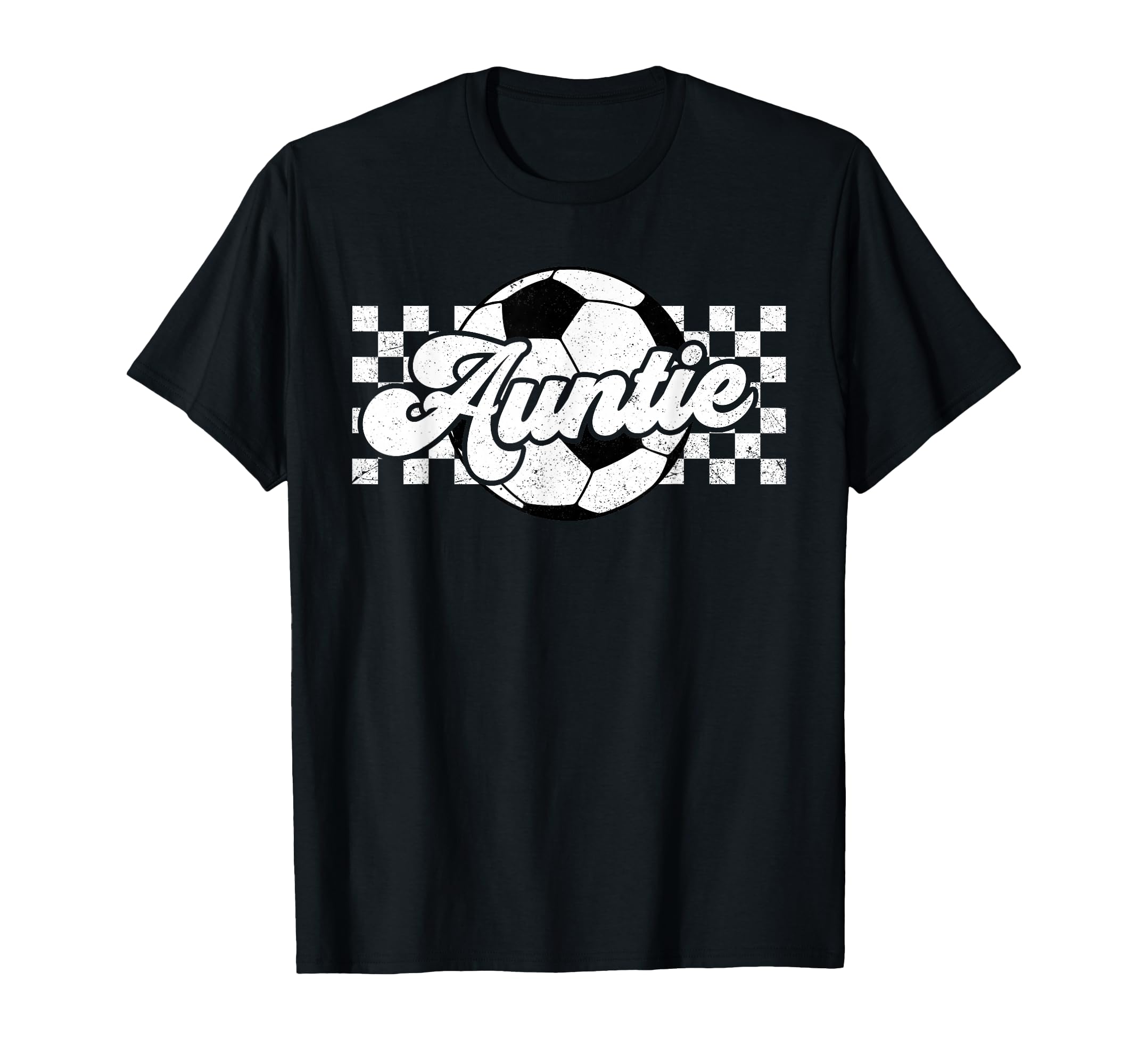 Soccer Auntie Aunt Lover Family T-Shirt - Minimalist Print Men Women - T-Shirt, Sweatshirt, Hoodie