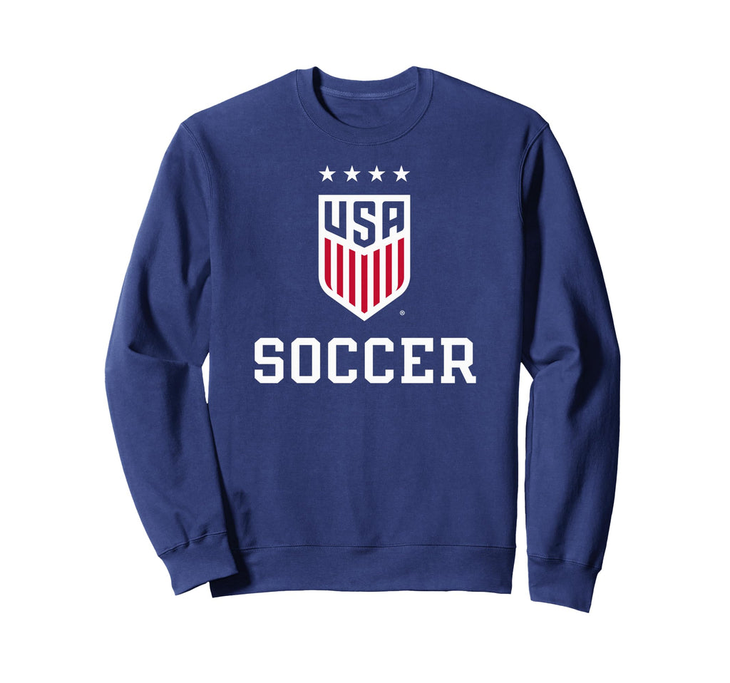 United States Soccer Icon Navy Sweatshirt - Streetwear Style for Adults - T-Shirt, Sweatshirt, Hoodie