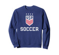 United States Soccer Icon Navy Sweatshirt - Streetwear Style for Adults - T-Shirt, Sweatshirt, Hoodie