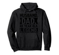 Husband Dad 40 Year Old Legend Hoodie - Casual Everyday Wear Unisex - T-Shirt, Sweatshirt, Hoodie