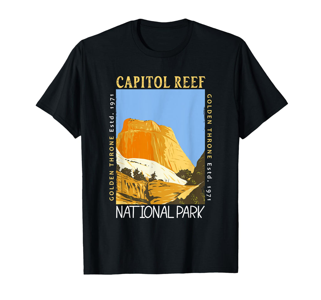 Capitol Reef National Park Utah T-Shirt - Fun Novelty Design for Adults - T-Shirt, Sweatshirt, Hoodie