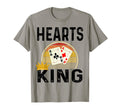 Funny Hearts King Card Game Winner Dad T-Shirt - Graphic Print Unisex - T-Shirt, Sweatshirt, Hoodie