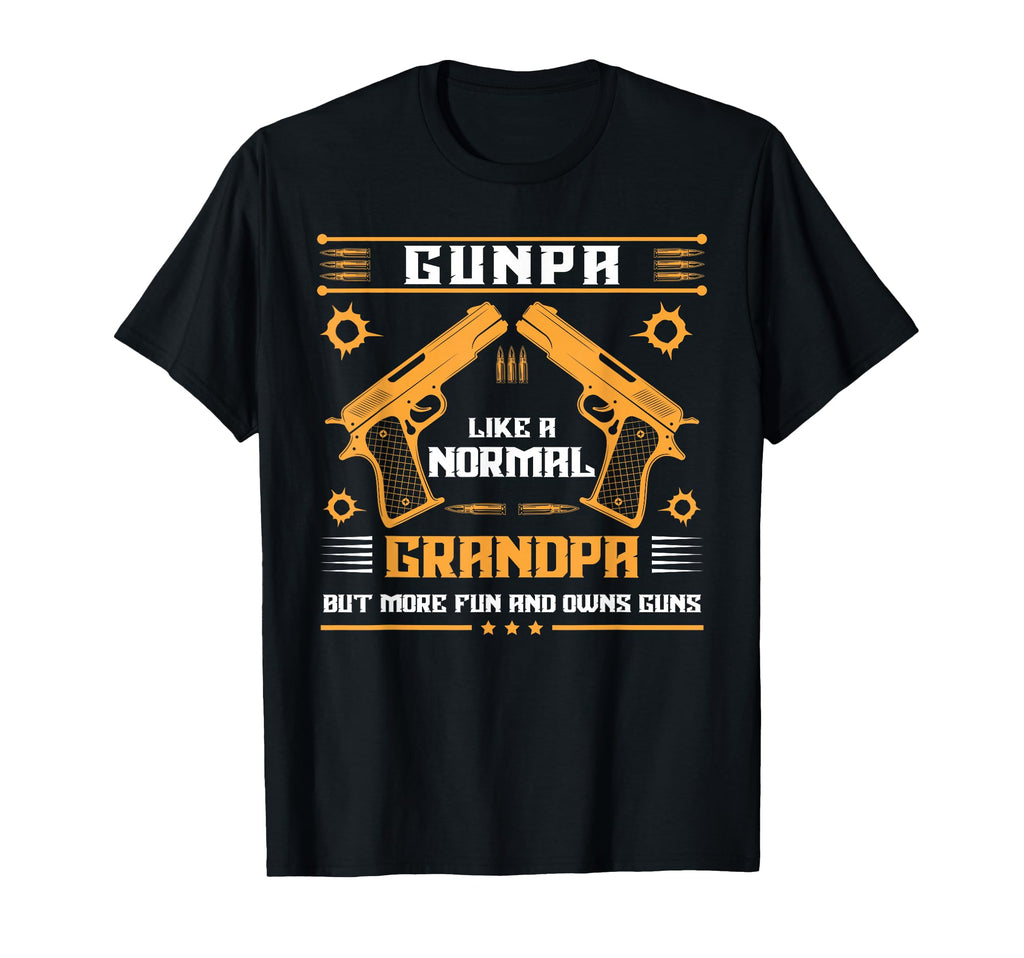 Gunpa Like Normal Grandpa But More T-Shirt - Custom Art Print for Adults - T-Shirt, Sweatshirt, Hoodie