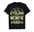 Funny Cycling Fathers Day Newfie Dad T-Shirt - Trendy Graphic for Adults - T-Shirt, Sweatshirt, Hoodie