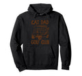 Funny Cat Dad Golf Cart Cat Dad Golf Club Hoodie - Trendy Graphic Men Women - T-Shirt, Sweatshirt, Hoodie