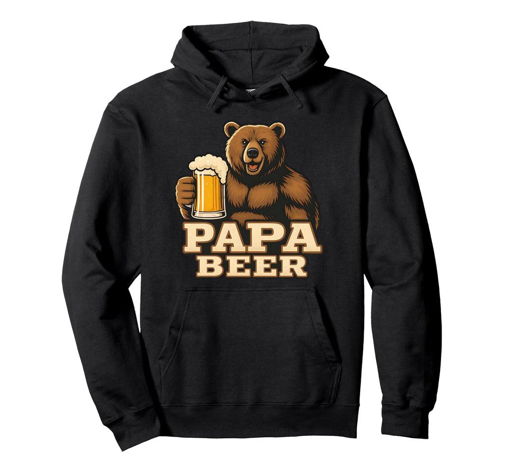 Funny Fathers Day Birthday Papa Beer Papa Hoodie - Trendy Graphic Unisex - T-Shirt, Sweatshirt, Hoodie