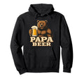 Funny Fathers Day Birthday Papa Beer Papa Hoodie - Trendy Graphic Unisex - T-Shirt, Sweatshirt, Hoodie