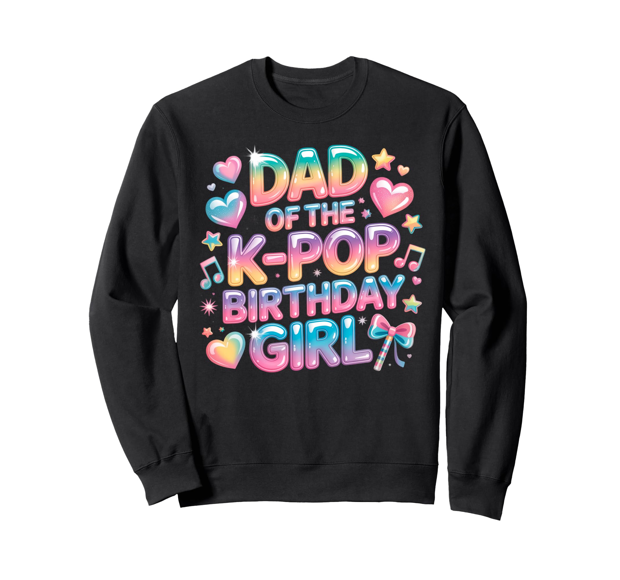 Dad K Pop Birthday Korean Music Sweatshirt - Minimalist Print Men Women - T-Shirt, Sweatshirt, Hoodie