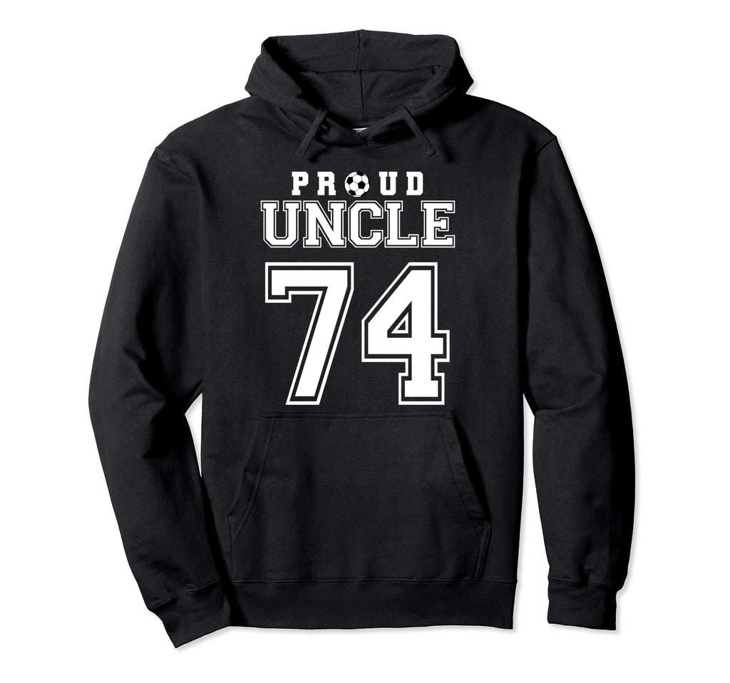 Number 74 Custom Proud Soccer Futbol Hoodie - Minimalist Print Unisex - T-Shirt, Sweatshirt, Hoodie