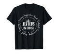 Sisters Christ Loving Supportive Kind T-Shirt - Unique Graphic for Adults - T-Shirt, Sweatshirt, Hoodie
