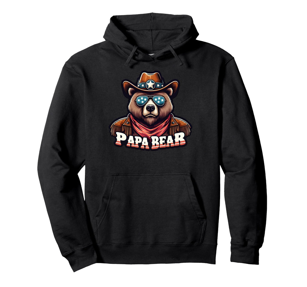 Papa Bear Gifts Funny Birthday Fun Hoodie - Fun Novelty Design Men Women - T-Shirt, Sweatshirt, Hoodie