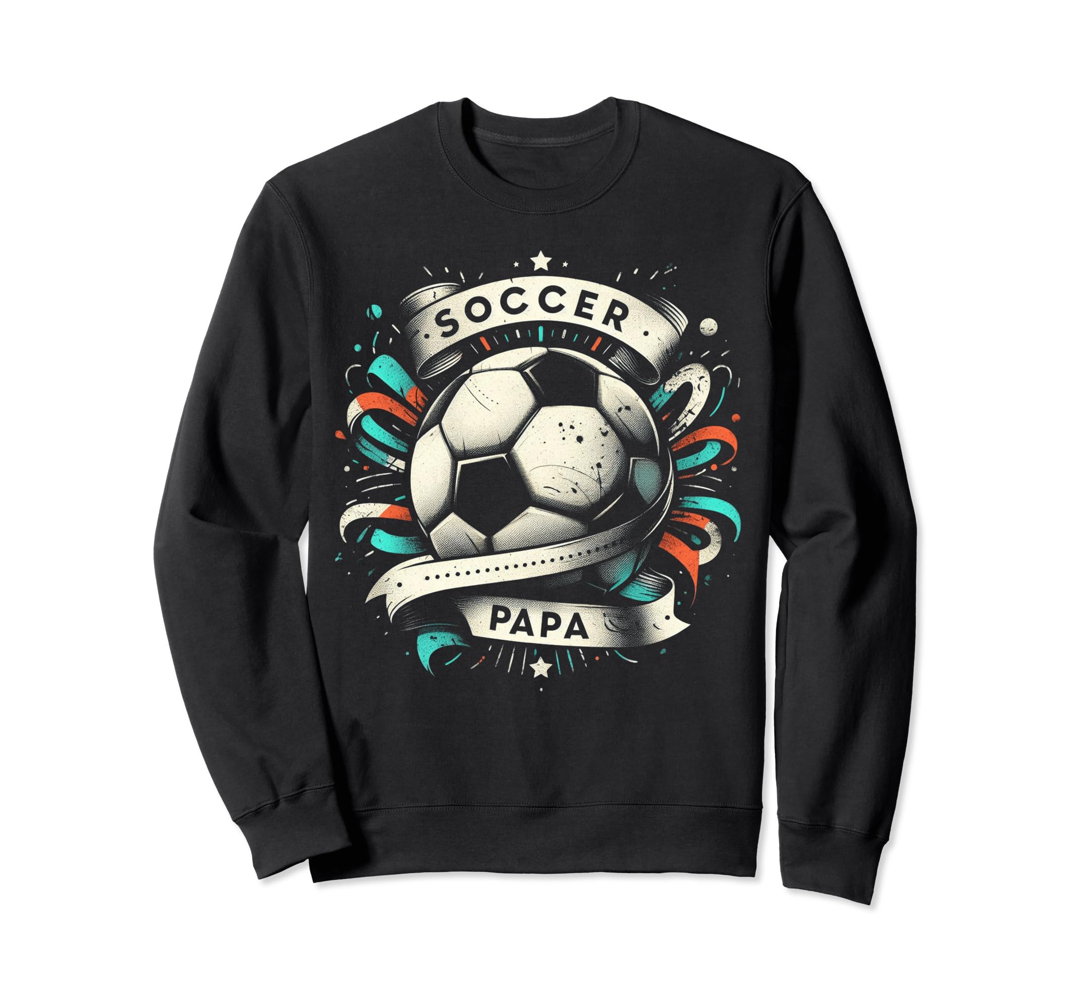 Soccer Papa Family Matching Dad Sweatshirt - Fun Novelty Design Unisex - T-Shirt, Sweatshirt, Hoodie