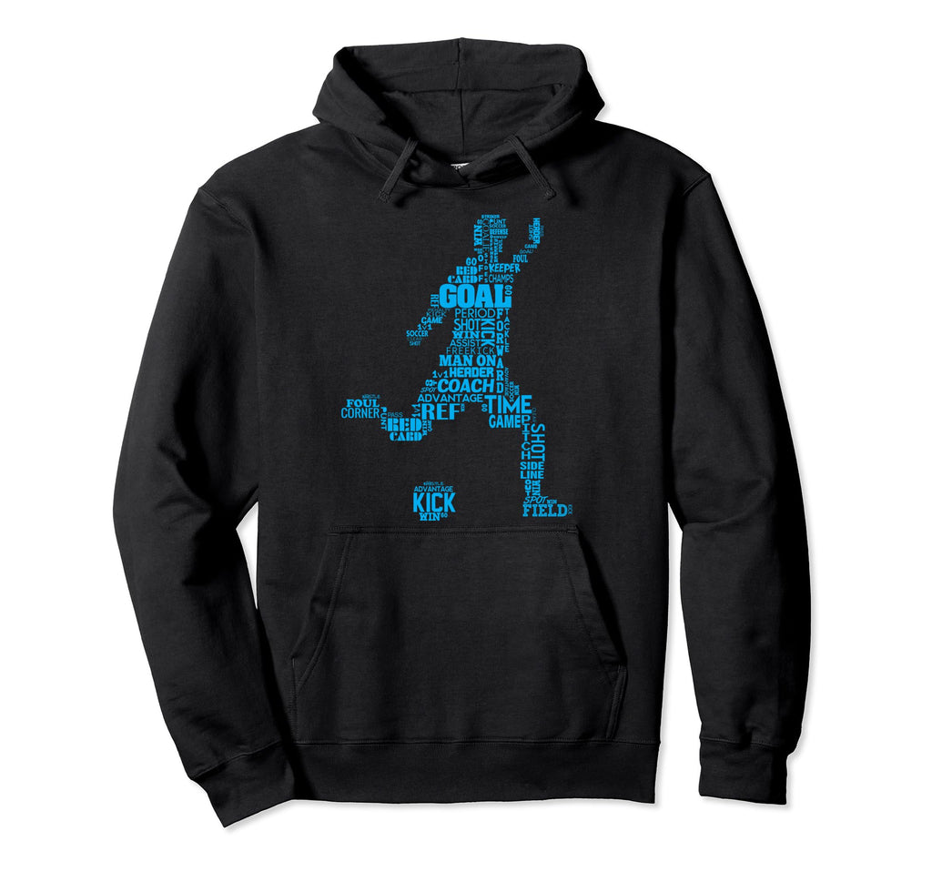 Soccer Player Hoodie - Aesthetic Graphic for Adults - T-Shirt, Sweatshirt, Hoodie
