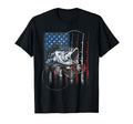 Fishing American Flag Usa Bass T-Shirt - Aesthetic Graphic Men Women - T-Shirt, Sweatshirt, Hoodie